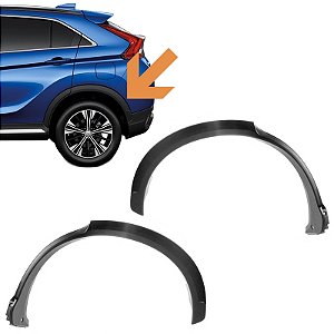 MOLDURA APLIQUE PARALAMA TRASEIRO ECLIPSE CROSS 2019 2020 2021 2022