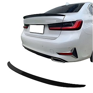 AEROFÓLIO TRASEIRO P STYLE SLIM LIP PINTADO BLACK PIANO BMW G20 2020 2021 2022 2023 2024 2025