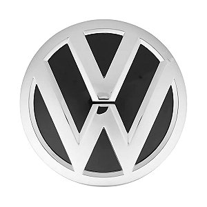 EMBLEMA LOGO CROMADO PORTA MALAS 9CM 90MM VW POLO VIRTUS T-CROSS 6EC853630FOD