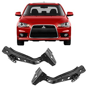 BRAÇO SUPORTE SUPERIOR ALOJAMENTO FAROL MITSUBISHI LANCER 2010 2011 2012 2013 2014 2015 2016 2017 2018 2019