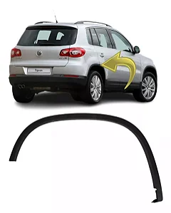 MOLDURA ALARGADOR PARALAMA TRASEIRO DIREITO TIGUAN 2008 2009 2010 2011 2012 2013 2014 2015 2016 2017