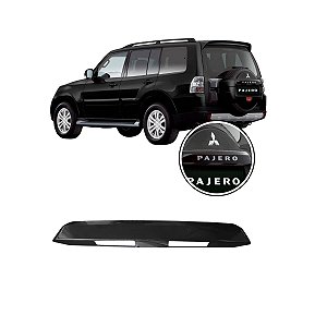 MOLDURA LUZ PLACA ESTEPE MITSUBISHI PAJERO FULL 2008 2009 2010 2011 2012 2013 2014 2015