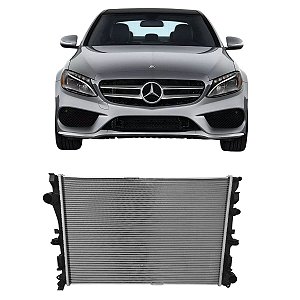 RADIADOR ÁGUA MERCEDES BENZ SÉRIE C C180 C200 C250 C300 2013 2014 2015 2016 2017 2018 2019 2020 2021 2022