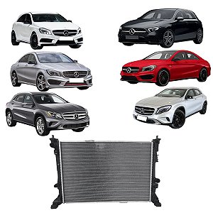 RADIADOR AGUA MERCEDES BENZ A45 A200 CLA45 CLA250 GLA200 GLA250 2013 2014 2015 2016 2017