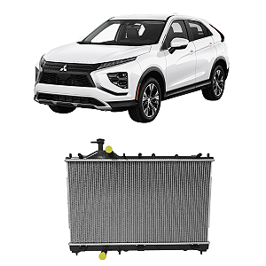 RADIADOR AGUA MITSUBISHI ECLIPSE CROSS DUAS SAÍDAS RETORNO 2023 2024 2025