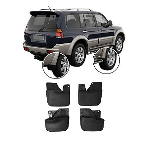 KIT 4 PEÇAS PARABARRO INTERIOR LAMEIRO MITSUBISHI PAJERO SPORT 2000 2001 2002 2003 2004 2005 2006