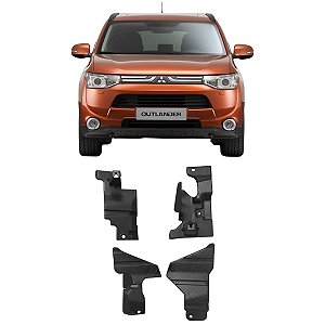 KIT SUPORTE DEFLETOR AR RADIADOR MITSUBISHI OUTLANDER 2014 2015 2016 2017 2018 2019 2020