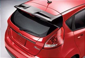 AEROFOLIO TRASEIRO PINTADO PRETO BRILHANTE FORD NEW FIESTA HATCH