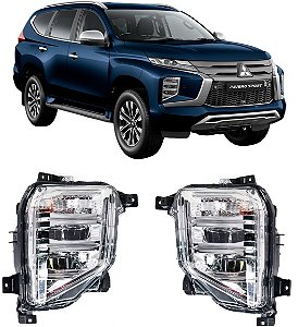 FAROL MILHA NEBLINA COM PISCA PARACHOQUE PAJERO SPORT2021 2022 2023 2024 2025