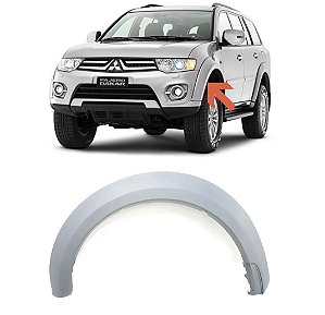 MOLDURA ALARGADOR PARALAMA DIANTEIRO PAJERO DAKAR / L200 TRITON 2010 2011 2012 2013 2014 2015 2016 2017 2018 2019