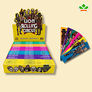 SEDA LION ROLLING CIRCUS TRADICIONAL KING SIZE SLIM | CAIXA C/ 25 UN