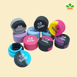 CONTAINER TO NA BÊ REDONDO SILICONE 5ML | 10 un