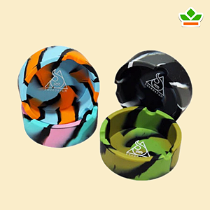 CINZEIRO SQUADAFUM REDONDO DE SILICONE MESCLADO UND