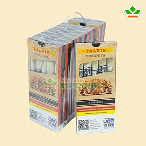 CIGARRILHA TALVIS C/ PITEIRA CORONITA TRADICIONAL | CAIXA COM 10 x 5