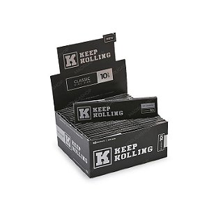 SEDA KEEP ROLLING CLASSIC (KING SIZE) CAIXA COM 40 LIVRETOS X 33 SEDAS