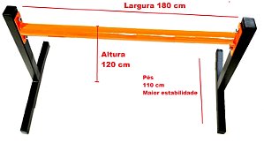 Remada Invertida Maltese Planche Front Lever Flexao Calistenia 120x180cm Taurofitness