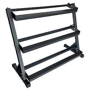 Suporte Halter Dumbbell Rack Expositor Rack Academia Condominio 3 Níveis Taurofitness