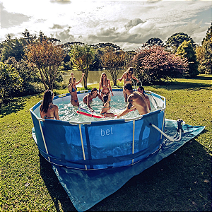 Piscina 7000L Mor Redonda estruturada
