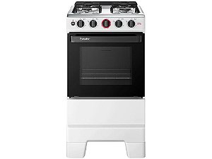 Fogão 4 Bocas Esmaltec Branco Acendimento - Bivolt