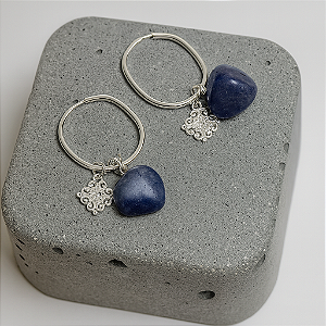 ARGOLA QUARTZO AZUL / EQUILÍBRIO