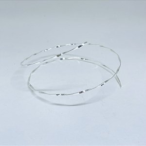 BRACELETE BRAÇO TORCIDO PRATA 925