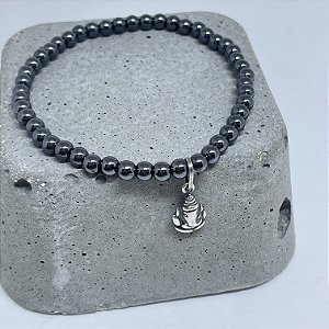 PULSEIRA ESFERA 4MM HEMATITA