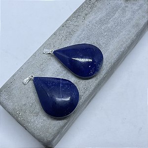 PINGENTE GOTA QUARTZO AZUL-EQUILIBRIO
