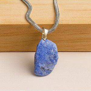 PINGENTE  QUARTZO AZUL-EQUILÍBRIO