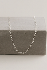 CORRENTE ELO CORAÇÃO 45 CM