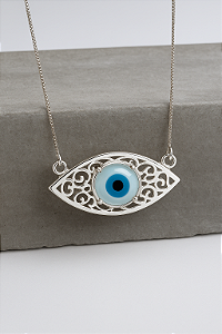 CORRENTE OLHO GREGO MANDALA