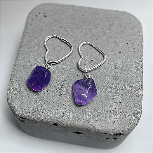 ARGOLA ENERGIA AMETISTA/ CONEXÃO E SABEDORIA