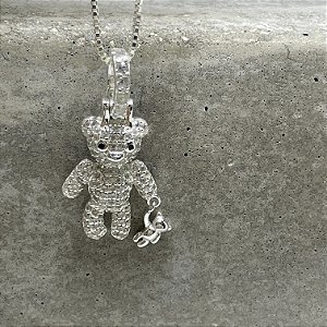 PINGENTE URSO CRAVEJADO