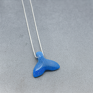 CONJUNTO DIFUSOR RABO DE BALEIA QUARTZO AZUL