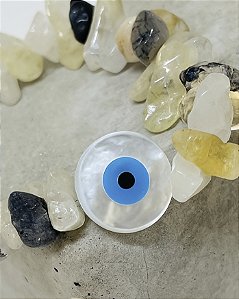 PULSEIRA ENERGIA QUARTZO TURMALINADO E CITRINO