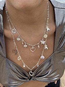 COMPOSÊ PRATA CORAÇÃO