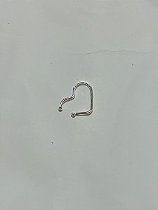 PIERCING FAKE ORELHA CORAÇÃO