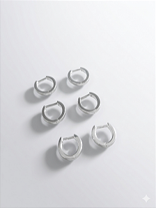 TRIO LISO OVAL CLICK