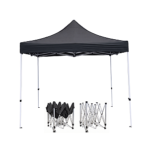 Tenda Gazebo Dobrável Sanfonada Preto