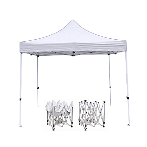 Tenda Gazebo Dobrável Sanfonada Branco
