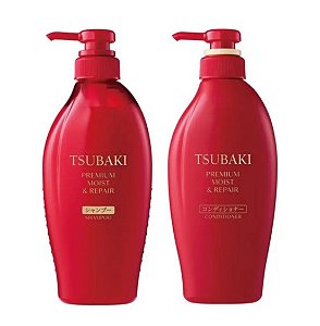 Tsubaki - Premium Moist & Repair - Kit Shampoo 450ml e Condicionador 450ml (Made in Japan