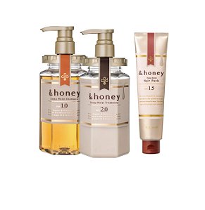 &honey - Deep Moist Ritual - Trio Completo (Steps 1.0 440ml + 1.5 130g + 2.0 445g)