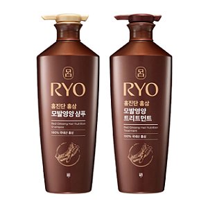 Ryo - Red Ginseng Nutrição Profunda - Shampoo 820ml + Tratamento 820ml