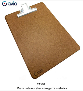 Prancheta Oficio A4 garra de Metal - CA501
