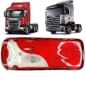 * Lanterna Traseira Botinha Scania 114/124 P/G/R Série 4 Com Vigia Lado Esquerdo