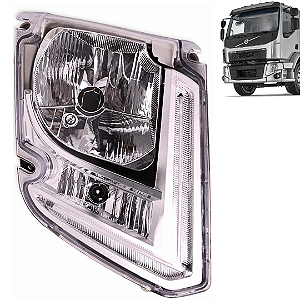 Farol Dianteiro Direito Volvo VM 2014–2025 | LED H4 | Código 82532284 |