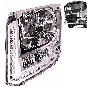 Farol Dianteiro Esquerdo Volvo VM 2014–2025 | LED H4 | Código 82532285 |