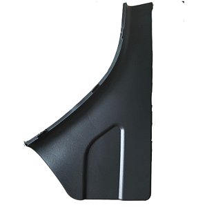 Acabamento Superior Traseiro Paralama Lado Esquerdo Scania S4 S5 Highline 2008 a 2018 Código 656S Plástico Preto Encaixe