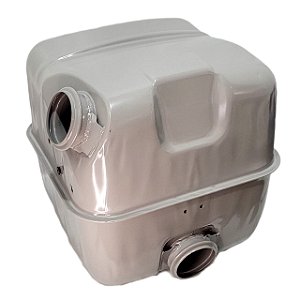 Catalisador Escapamento Scania Série 4 (2005 a 2007) Euro 3 – Modelo Oco (Sem Miolo) – Código S1033 / 1420278 / 1500455 / SI020 / F8055C – Compatível com Scania T/R 124, P/G/R Highline – Aumento de Potência e Som Esportivo