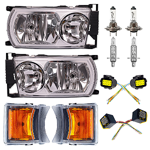 * Kit Iluminação Completo Faróis Scania S4/S5/S6 P/G/R (NINO-GAUER)
