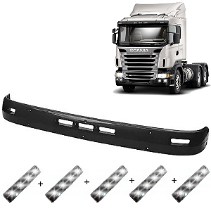 Kit Tapa Sol Completo Acrílico Scania S4/S5/S6 5 MARIAS + 5 Lanternas
